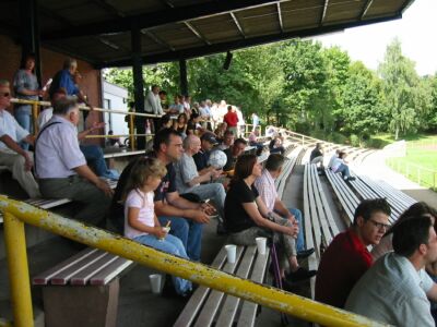 Die Trib&uuml;ne war gut besetzt