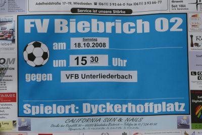 Heimspiel gegen den VfB Unterliederbach