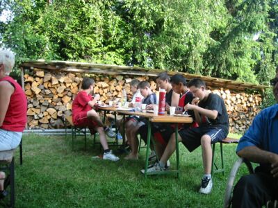 D1-Jugend Abschlussparty 2002/03