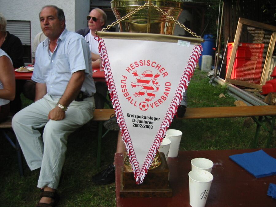 D1-Jugend Abschlussparty 2002/03