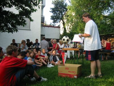 D1-Jugend Abschlussparty 2002/03