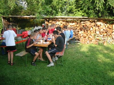 D1-Jugend Abschlussparty 2002/03