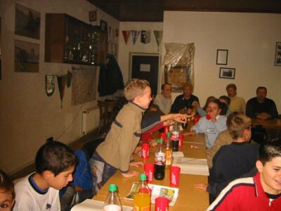 Weihnachtsfeier der D1 Jugend des FV Biebrich 02 2004