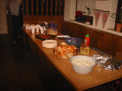 Weihnachtsfeier der D1 Jugend des FV Biebrich 02 2004